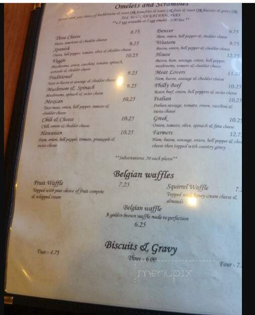 Mama Jane's - The Dalles, OR menu_pic
