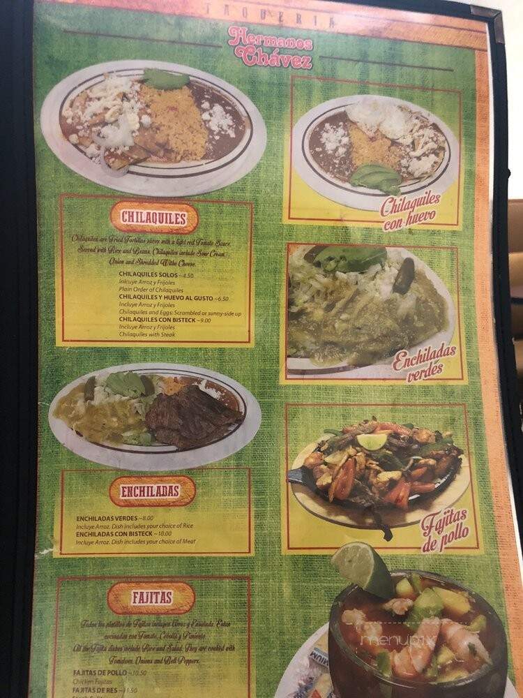 Hermanos Chavez Mexican Restaurant - Newton, NC menu_pic