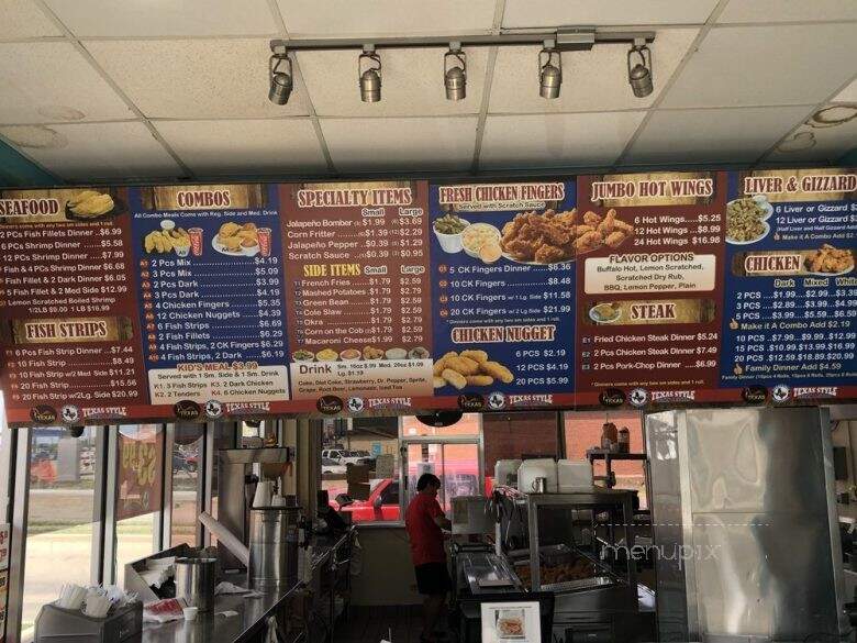 Texas Style Chicken & Seafood - Fort Worth, TX menu_pic
