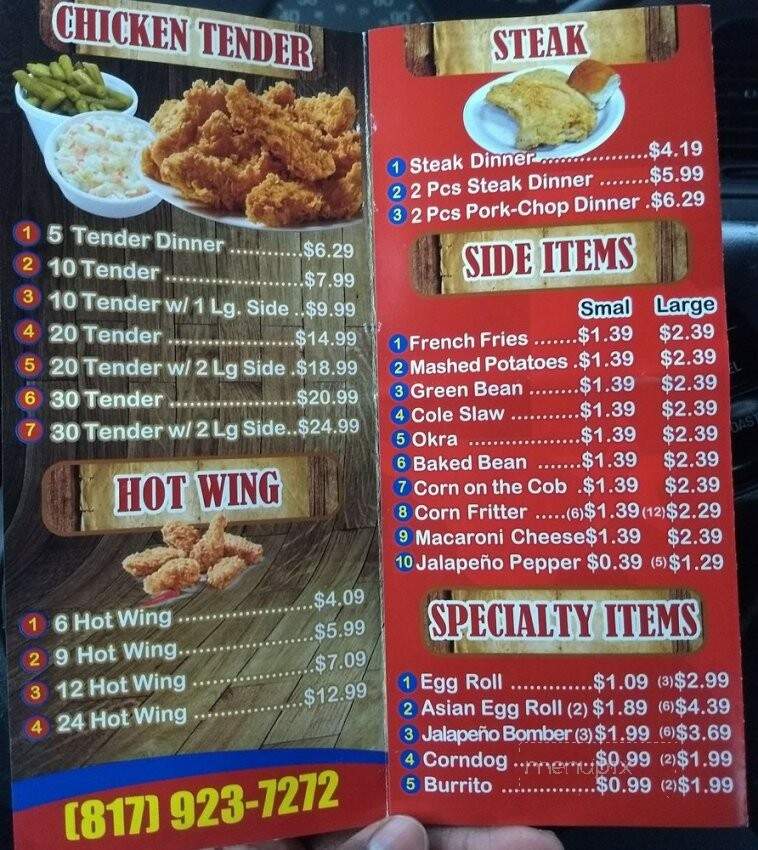 Texas Style Chicken & Seafood - Fort Worth, TX