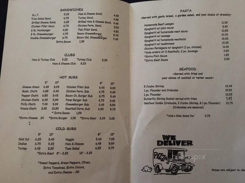 Hurlock Pizza Palace - Hurlock, MD menu_pic