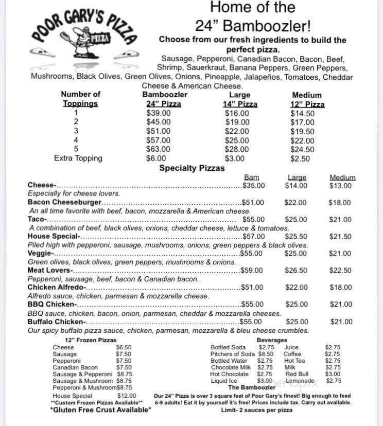 Black Bear Cafe - Tower, MN menu_pic