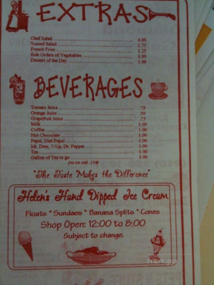 Helen's Kitchen - Jacksonville, NC menu_pic