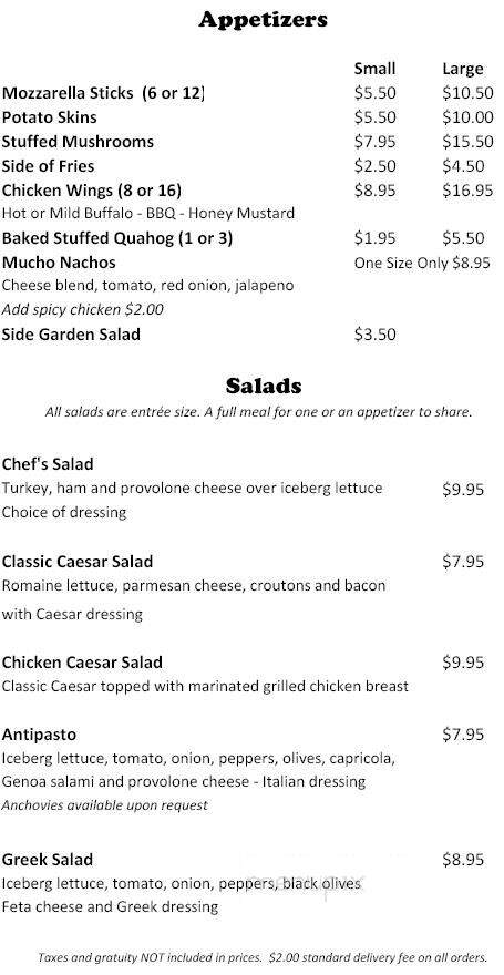 Bassett's Inn - Warwick, RI menu_pic