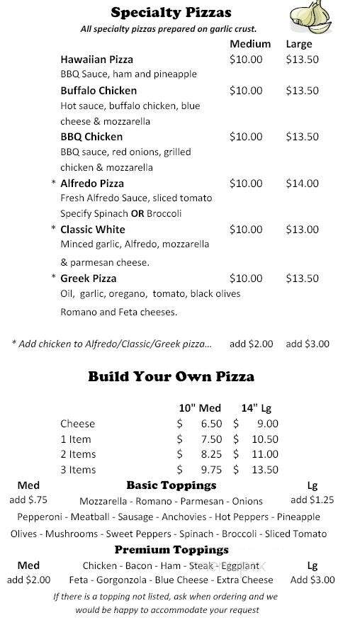 Bassett's Inn - Warwick, RI menu_pic