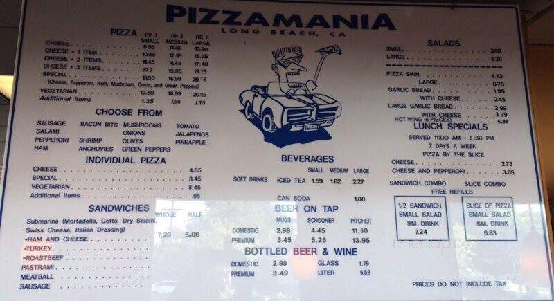 Pizzamania - Long Beach, CA