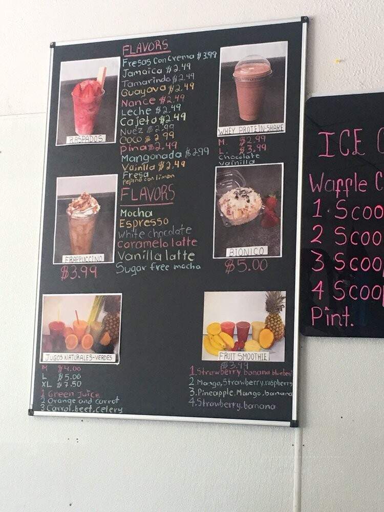 Daisy's Ice Cream - Corning, CA menu_pic