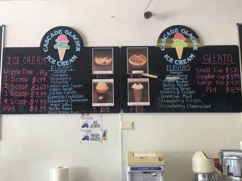 Daisy's Ice Cream - Corning, CA menu_pic