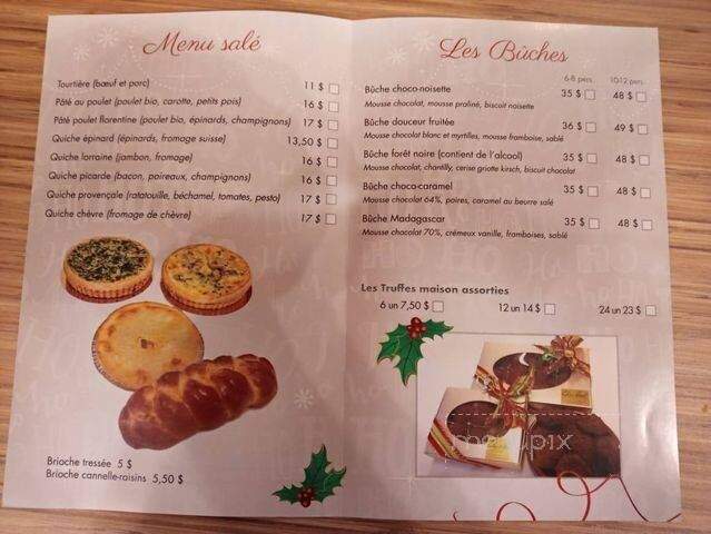 Chez Gael - Dorval, QC menu_pic