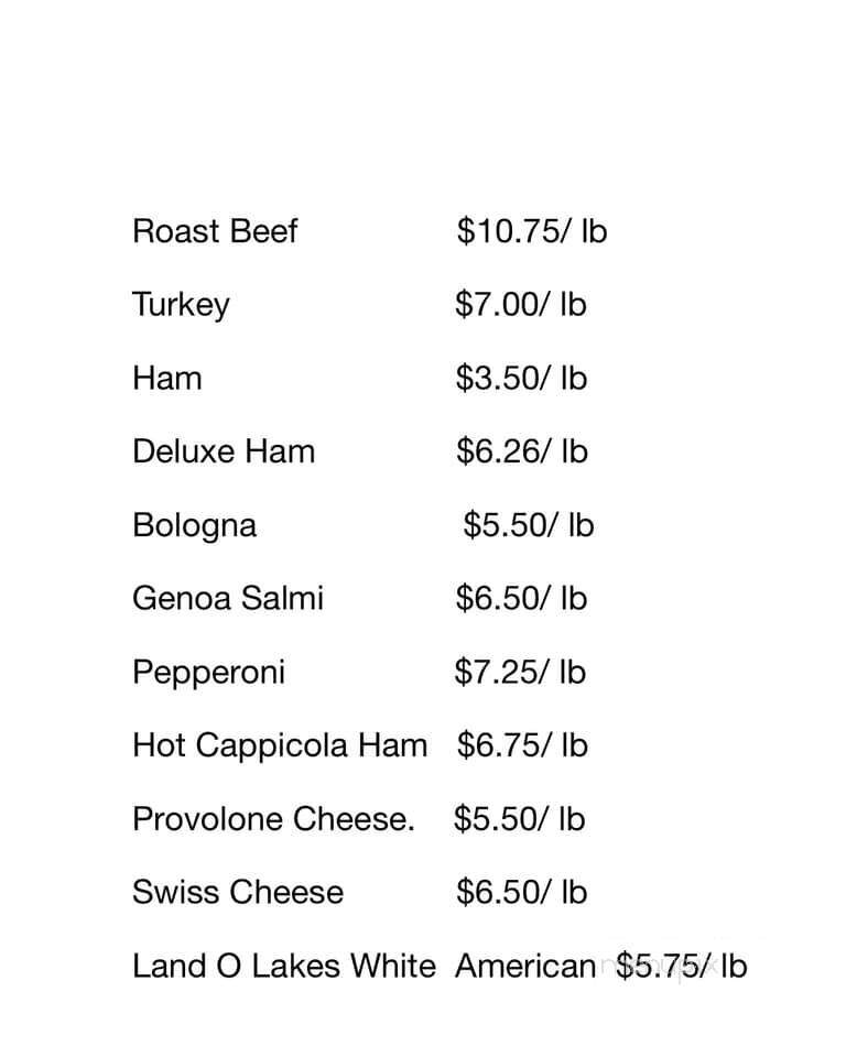 Salerno's Taste of Philadelphia - Monson, MA menu_pic