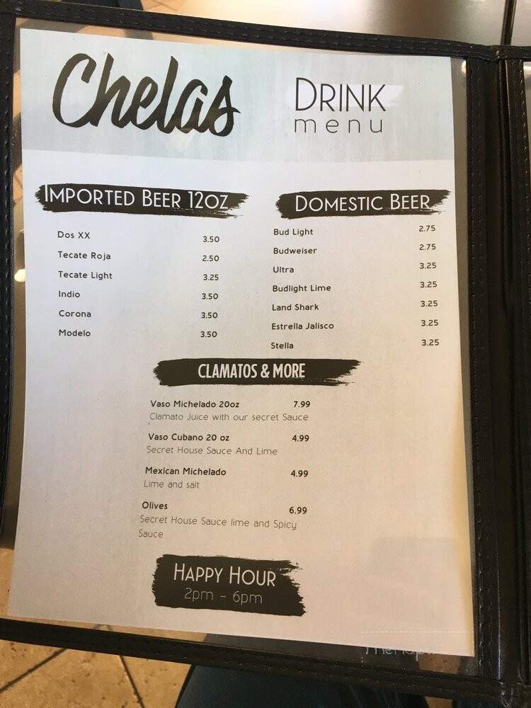 Chelas Mexican Restaurant - Van Horn, TX