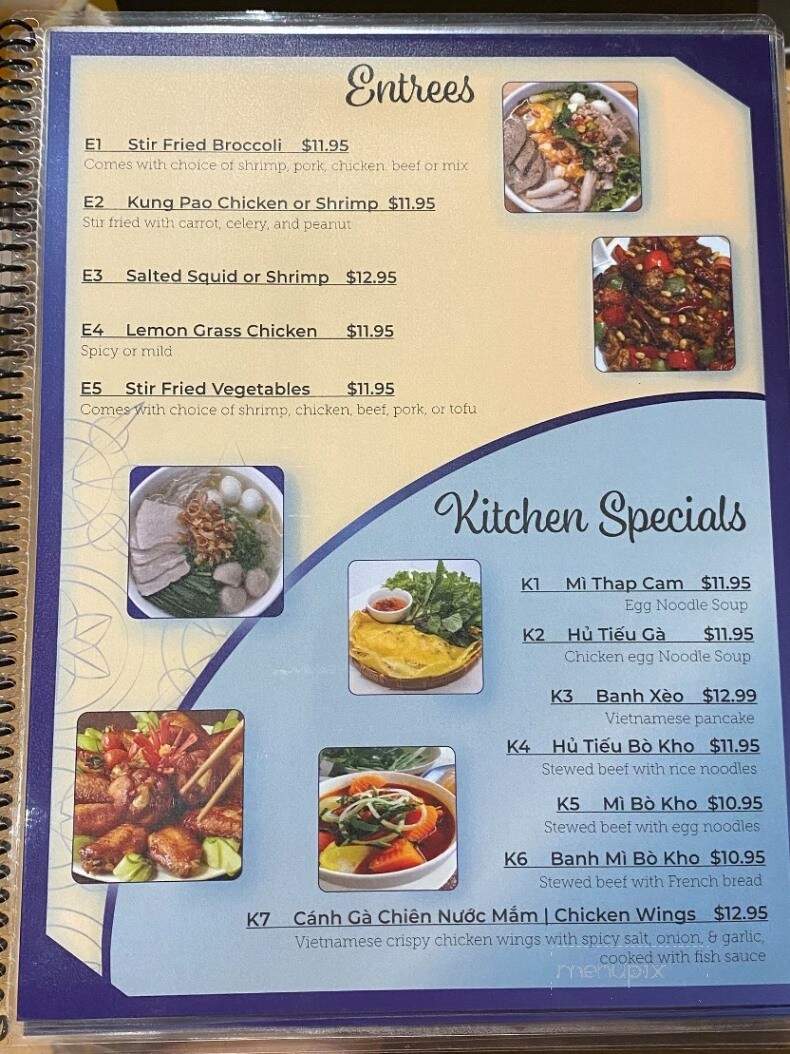 Pho Trang - Longview, WA menu_pic