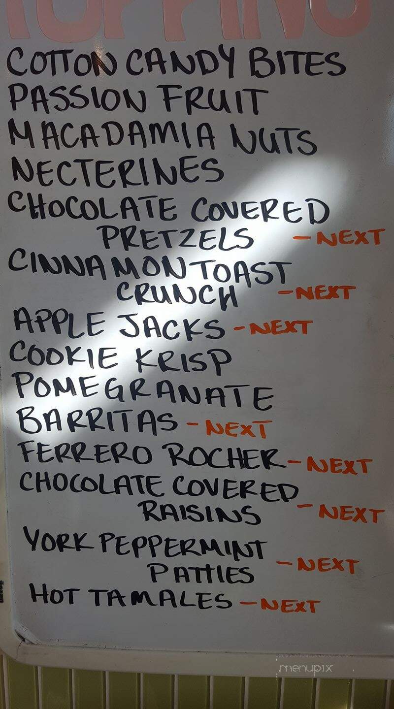 Yo'Belle - Napa, CA menu_pic