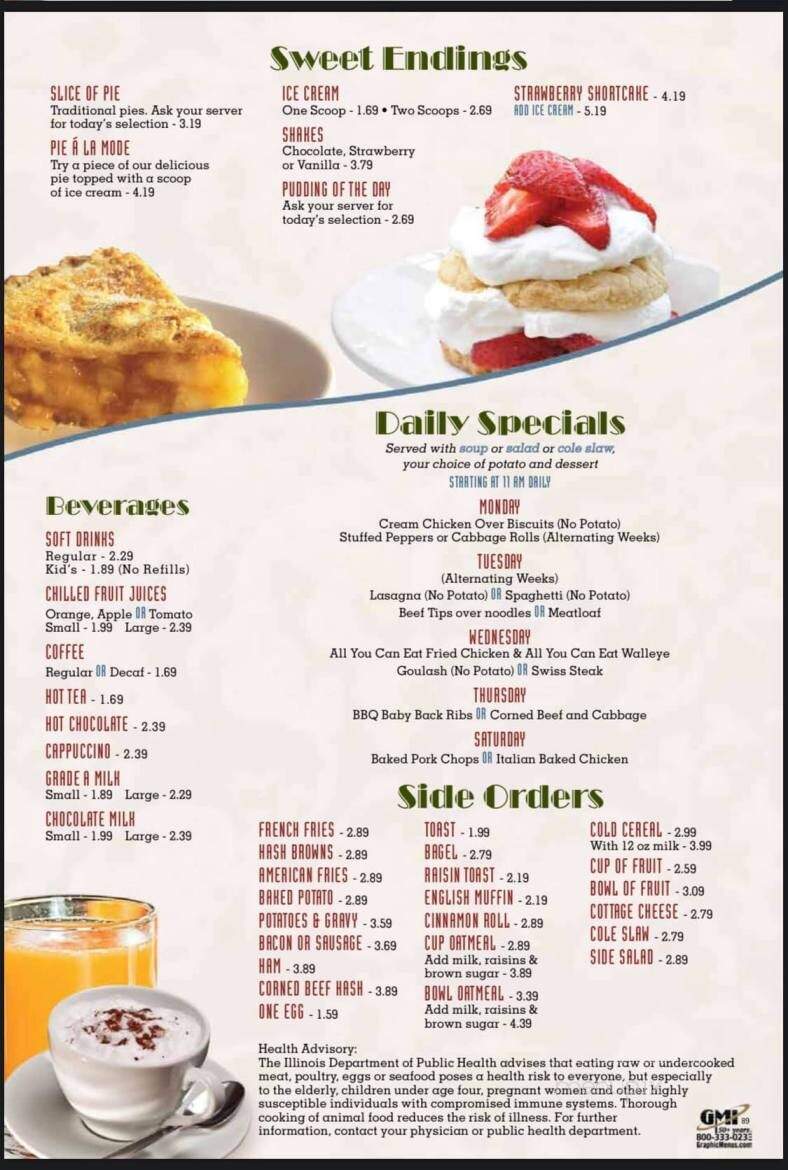 Cherry Valley Cafe - Cherry Valley, IL menu_pic