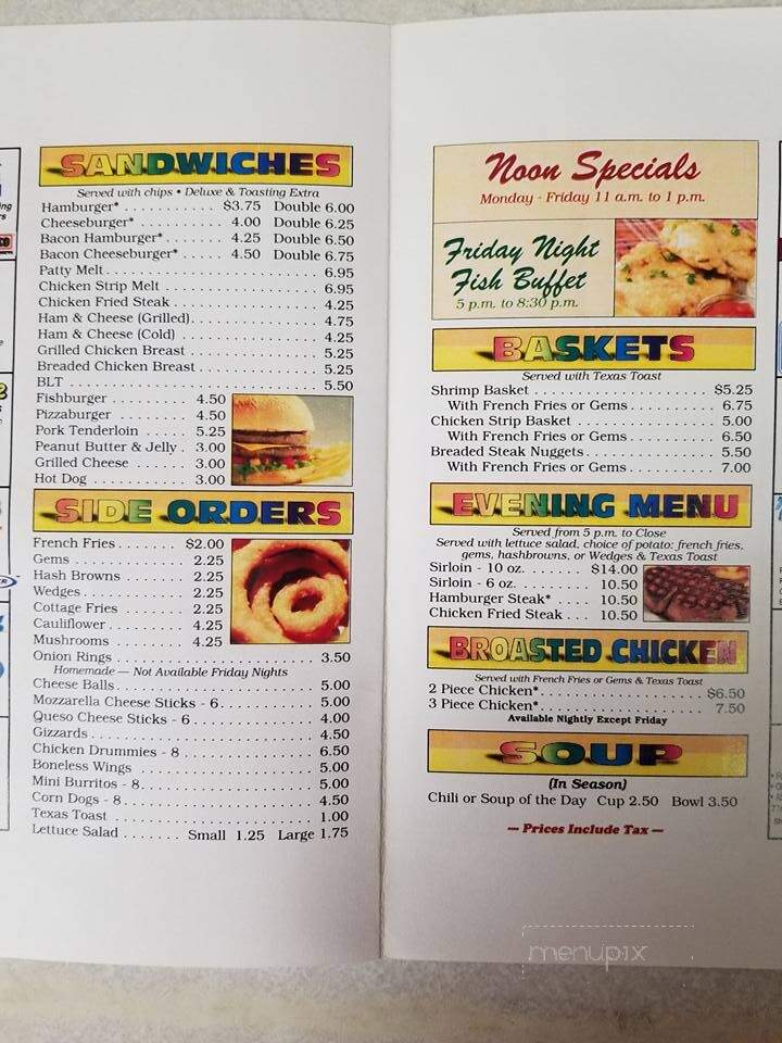 Tiger Tavern - Osmond, NE menu_pic