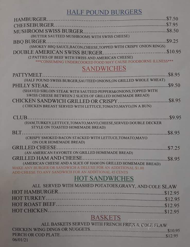 Rhodes Cafe - Rhodes, MI menu_pic