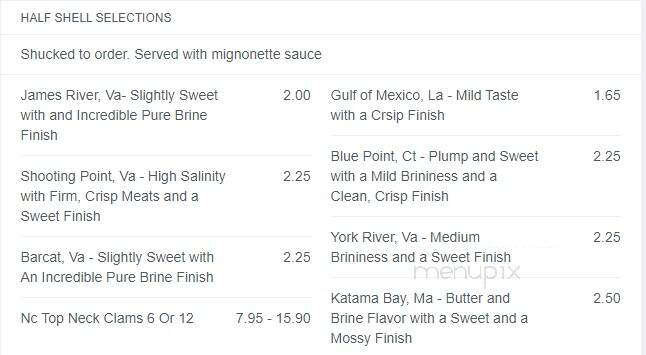 Fat Daddy's Market & Grill - Fayetteville, NC menu_pic
