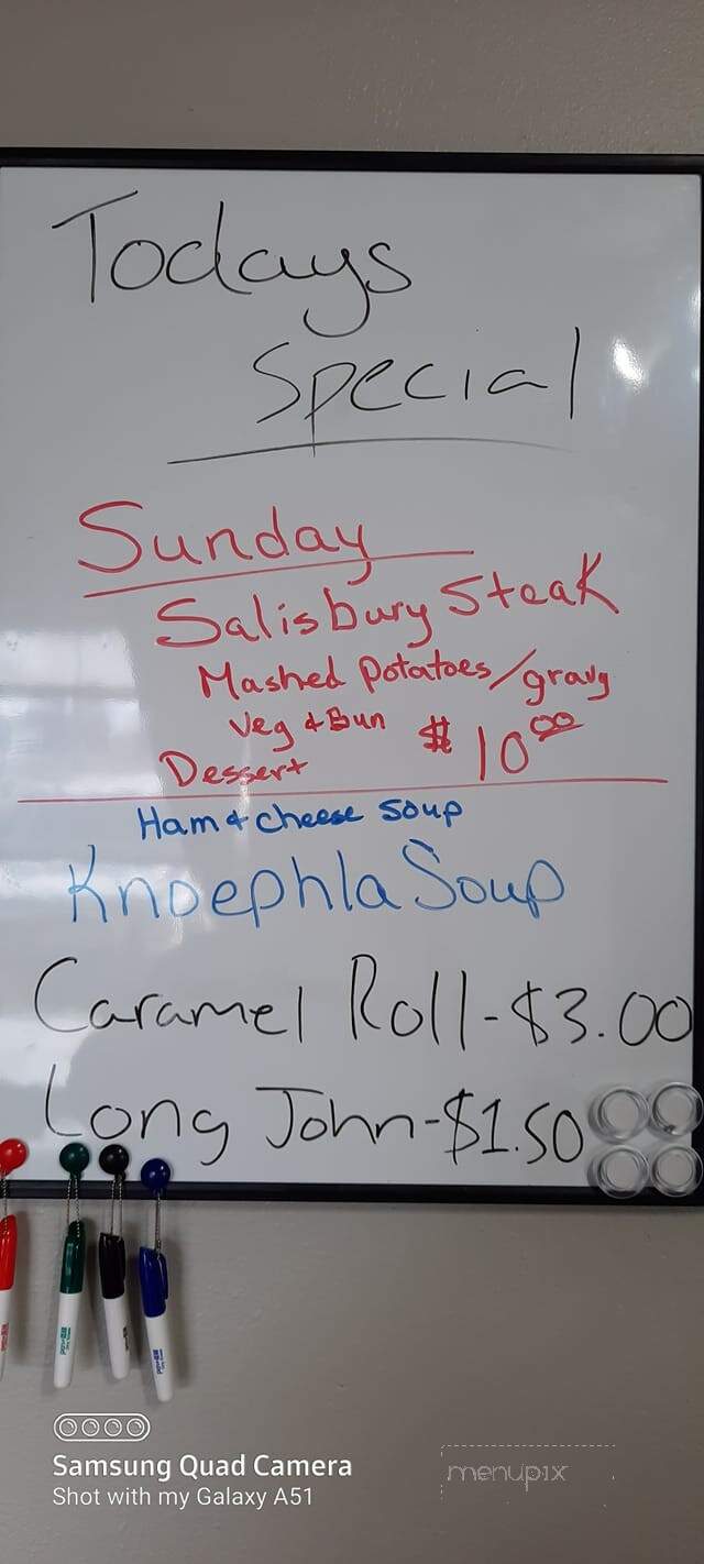 Medina Cafe - Medina, ND menu_pic