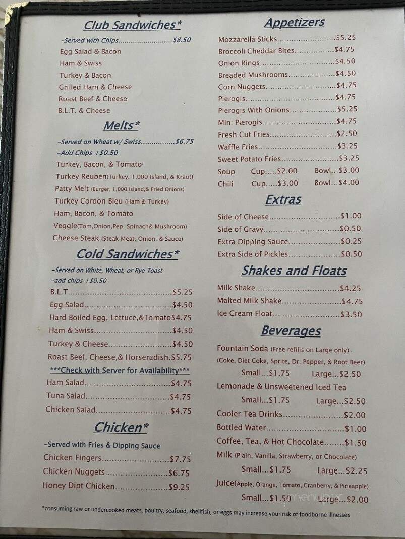 Quality Shoppe - Kutztown, PA menu_pic