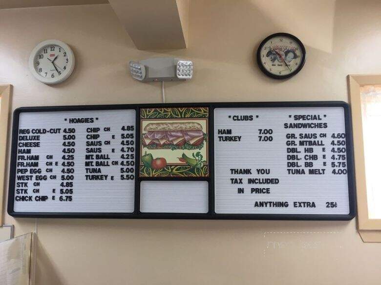 Third Base Luncheonette - Hazleton, PA menu_pic