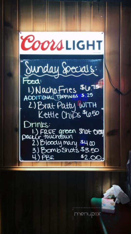 Opera House Bar & Grill - New Lisbon, WI menu_pic