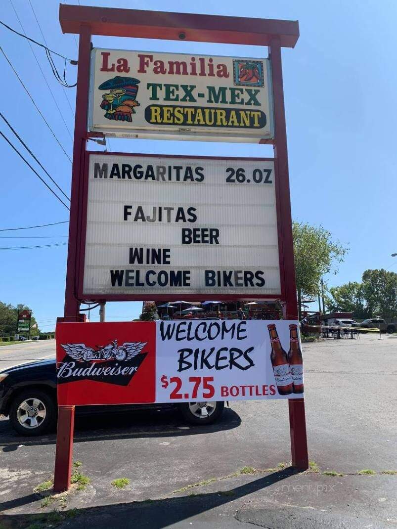 La Familia Tex Mex - Eureka Springs, AR menu_pic