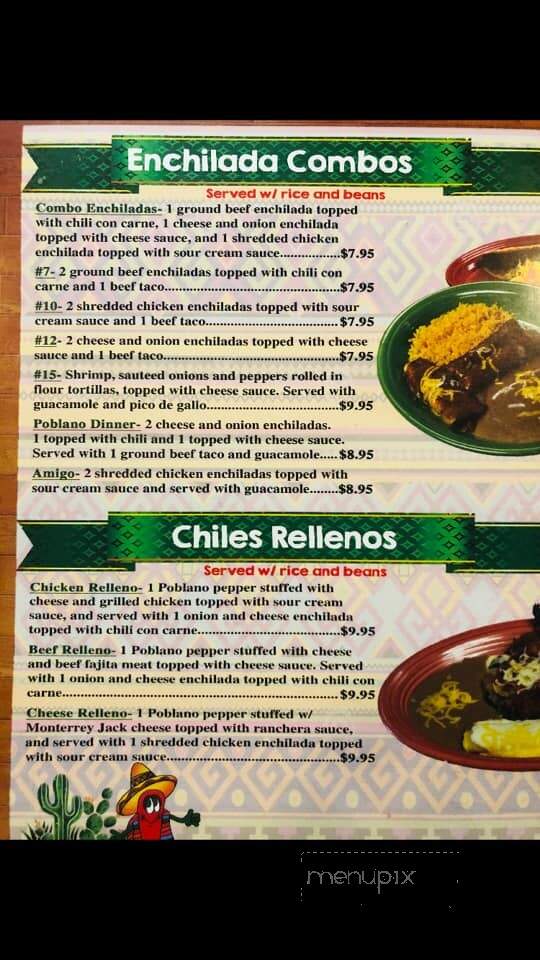 La Familia Tex Mex - Eureka Springs, AR menu_pic
