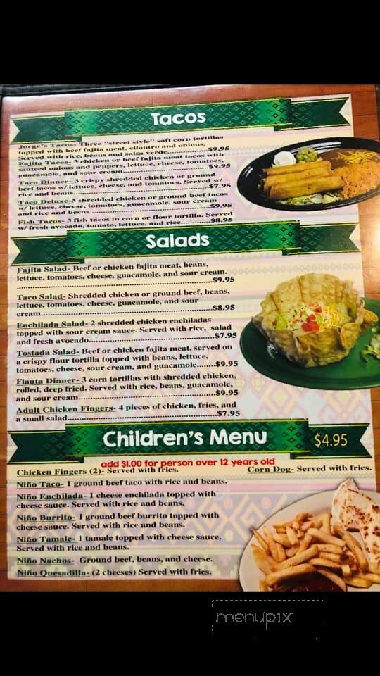 La Familia Tex Mex - Eureka Springs, AR menu_pic