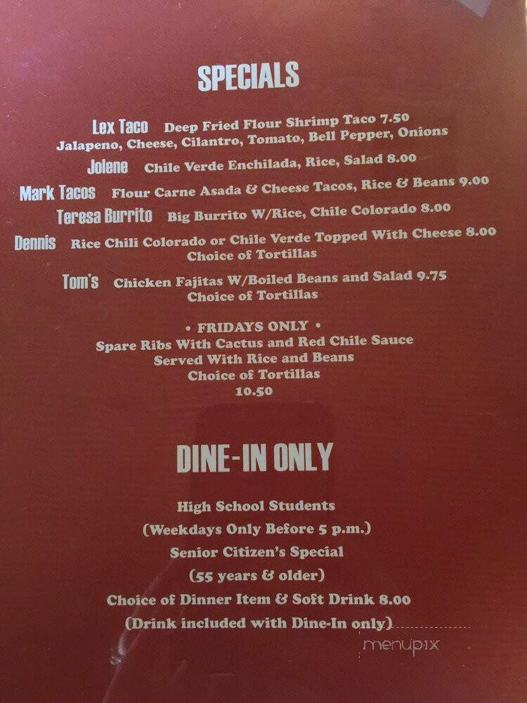 Deli Casa - Kingsburg, CA menu_pic