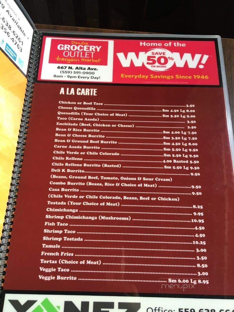 Deli Casa - Kingsburg, CA menu_pic