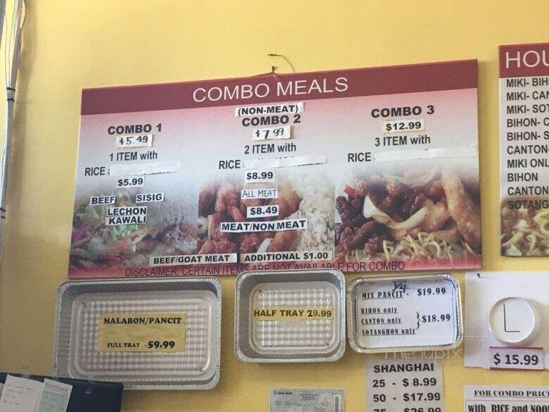 Chow Fun Express - Carson, CA menu_pic