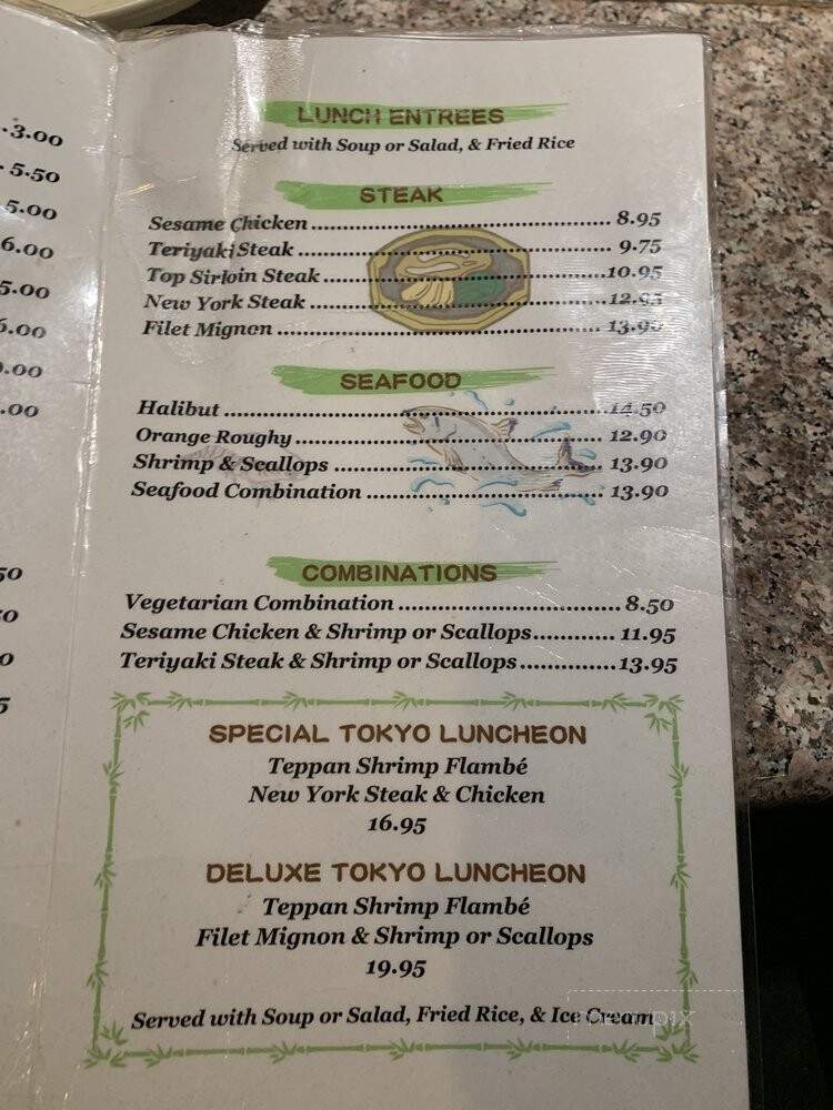 Tokyo Kitchen - Montclair, CA menu_pic