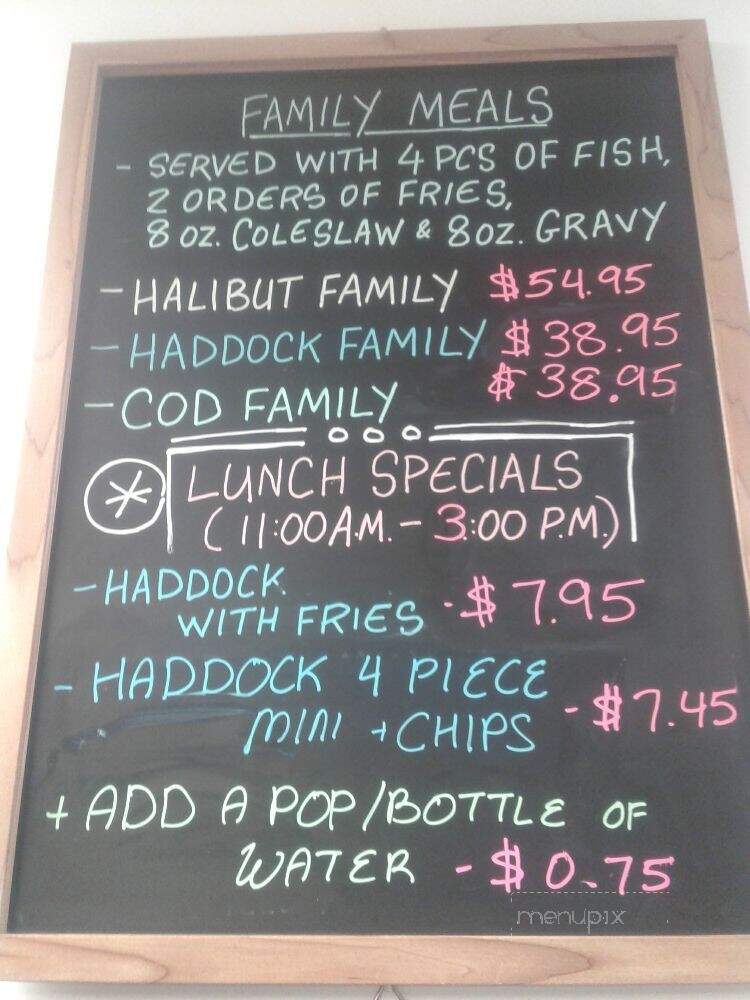 Atlantis Fish & Chips - Caledon, ON menu_pic