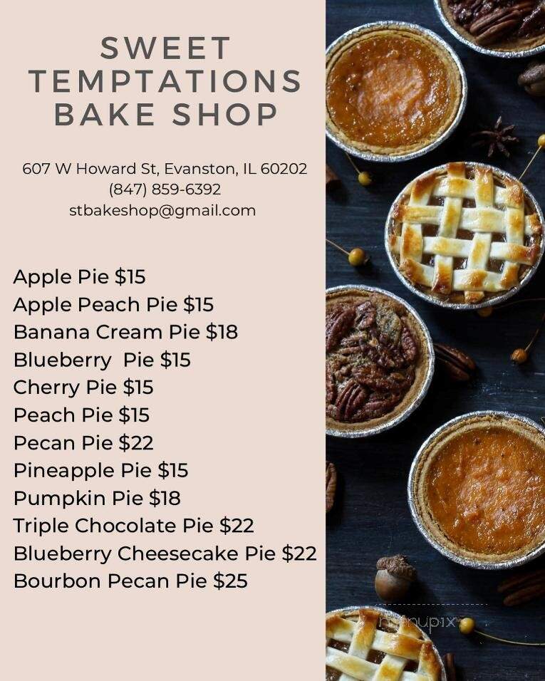 Sweet Temptations Bake Shop - Evanston, IL