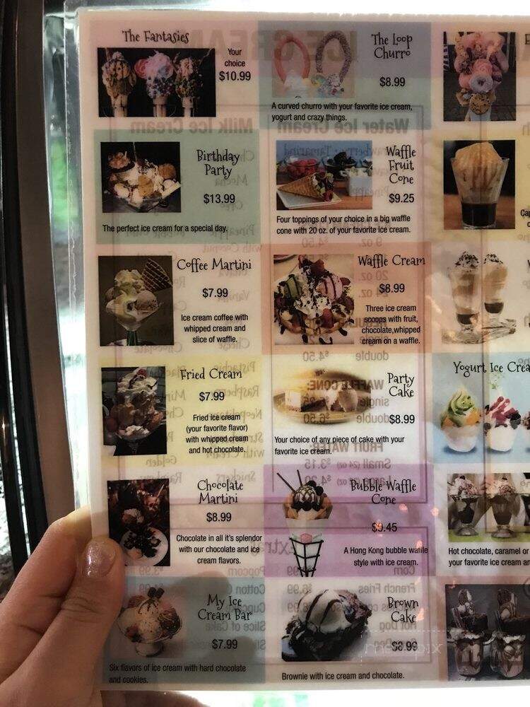 The Ice Cream Bar - Nashville, TN menu_pic