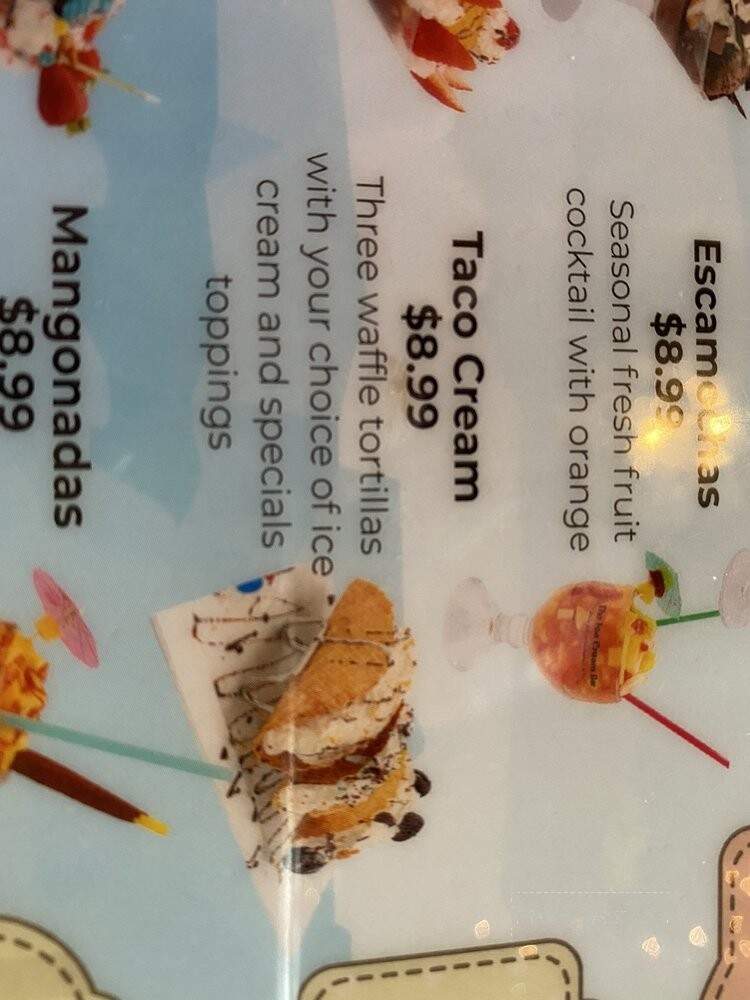 The Ice Cream Bar - Nashville, TN menu_pic