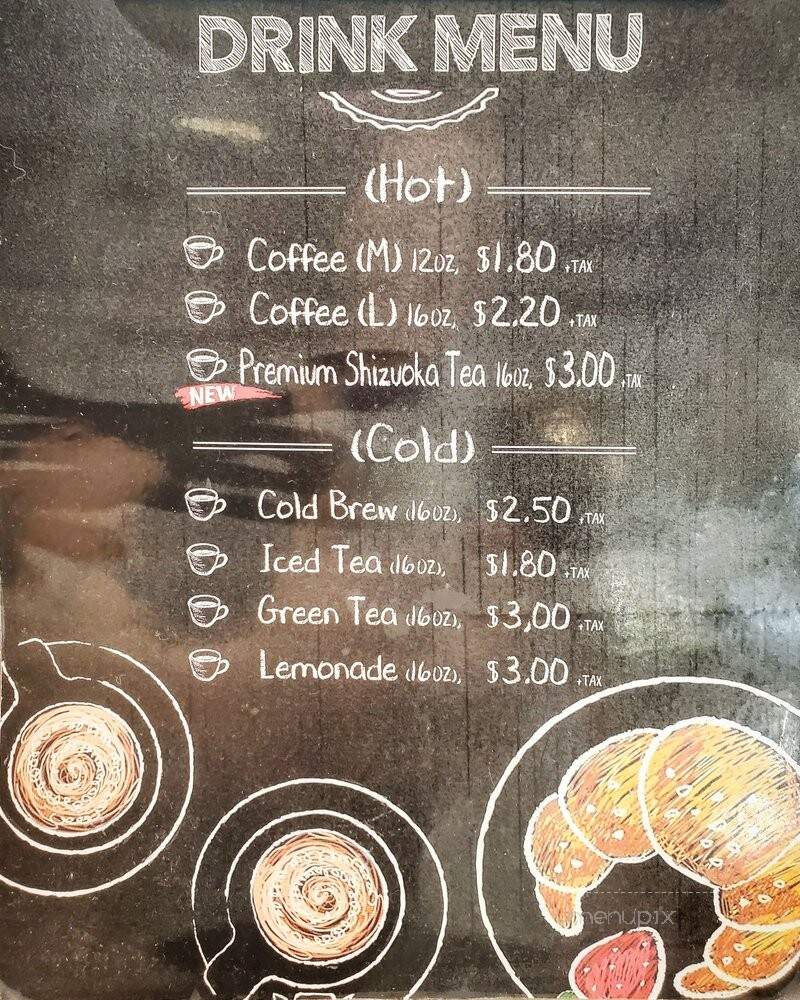 Croissants Du Tokyo - Gardena, CA menu_pic