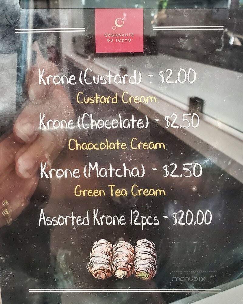 Croissants Du Tokyo - Gardena, CA menu_pic