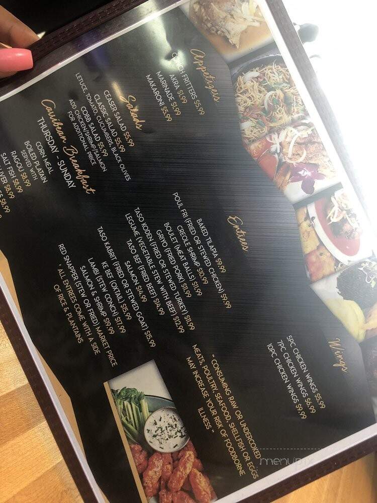 Pearl of the Island Caribbean Cuisine - Margate, FL menu_pic