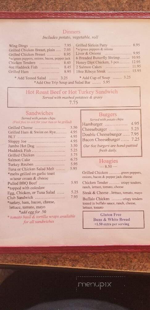 3rd Street Diner - Oakland, MD menu_pic