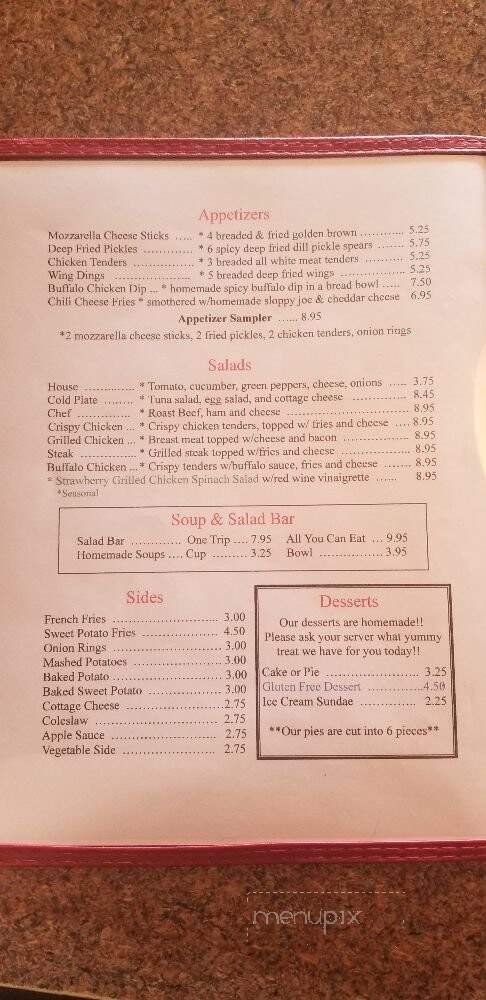 3rd Street Diner - Oakland, MD menu_pic