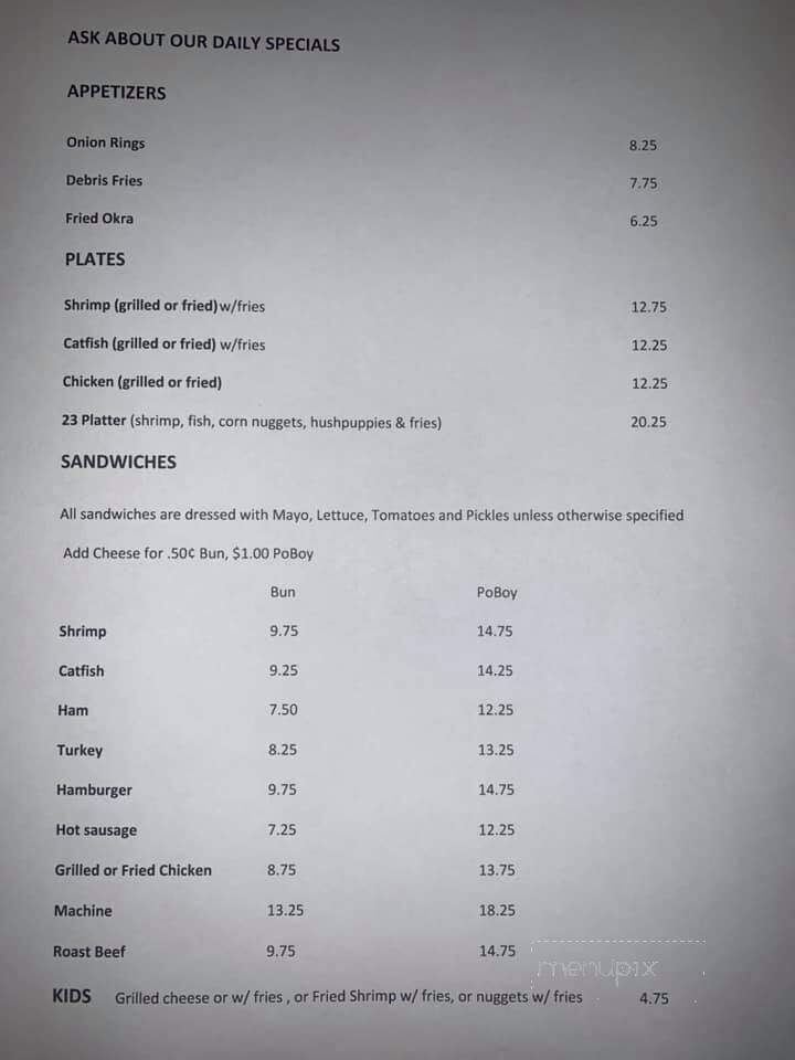 Pepper on 23 - Belle Chasse, LA menu_pic