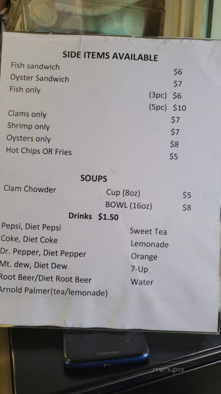 Captain's Galley - Gresham, OR menu_pic
