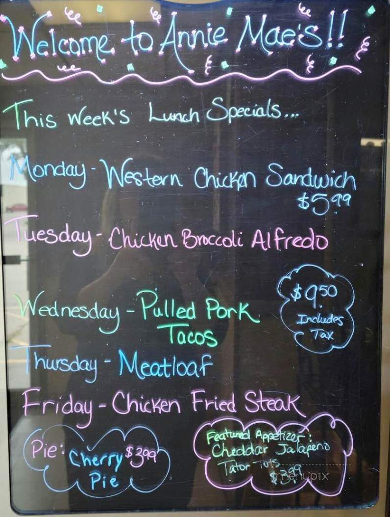Annie Mae's - Ellinwood, KS menu_pic