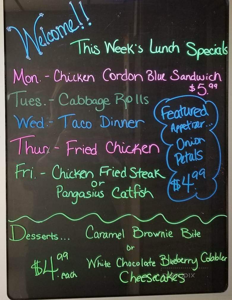 Annie Mae's - Ellinwood, KS menu_pic