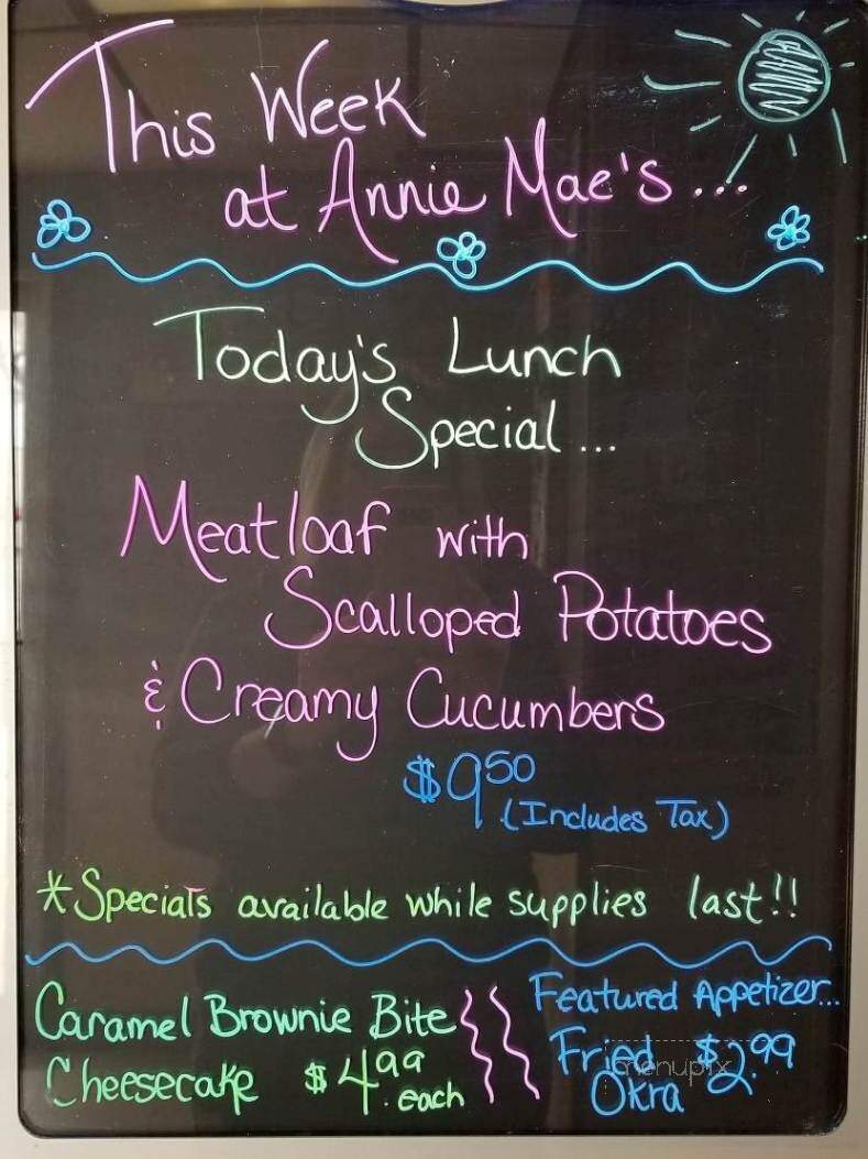 Annie Mae's - Ellinwood, KS menu_pic