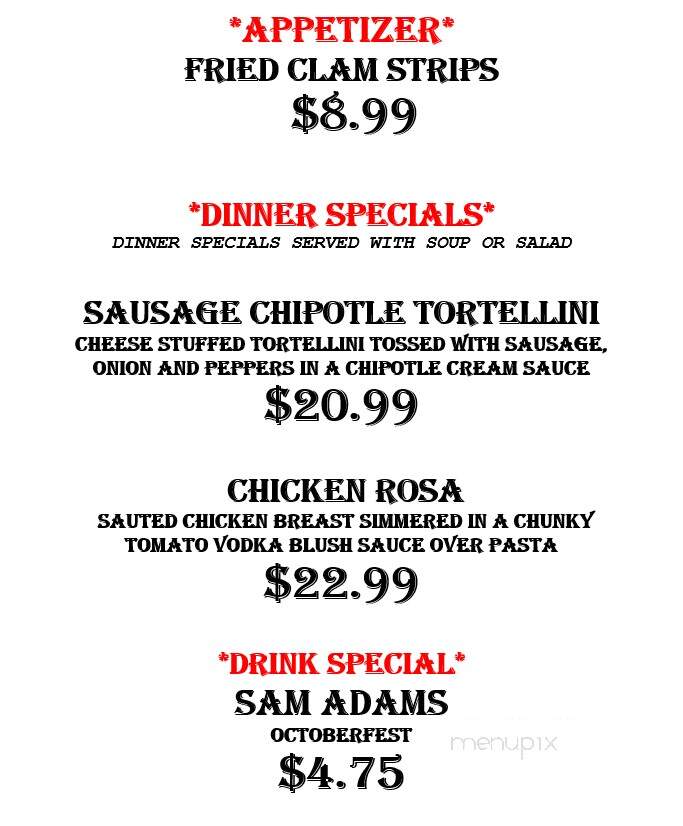 Terrigno's Delicatessen - Bridgeton, NJ menu_pic