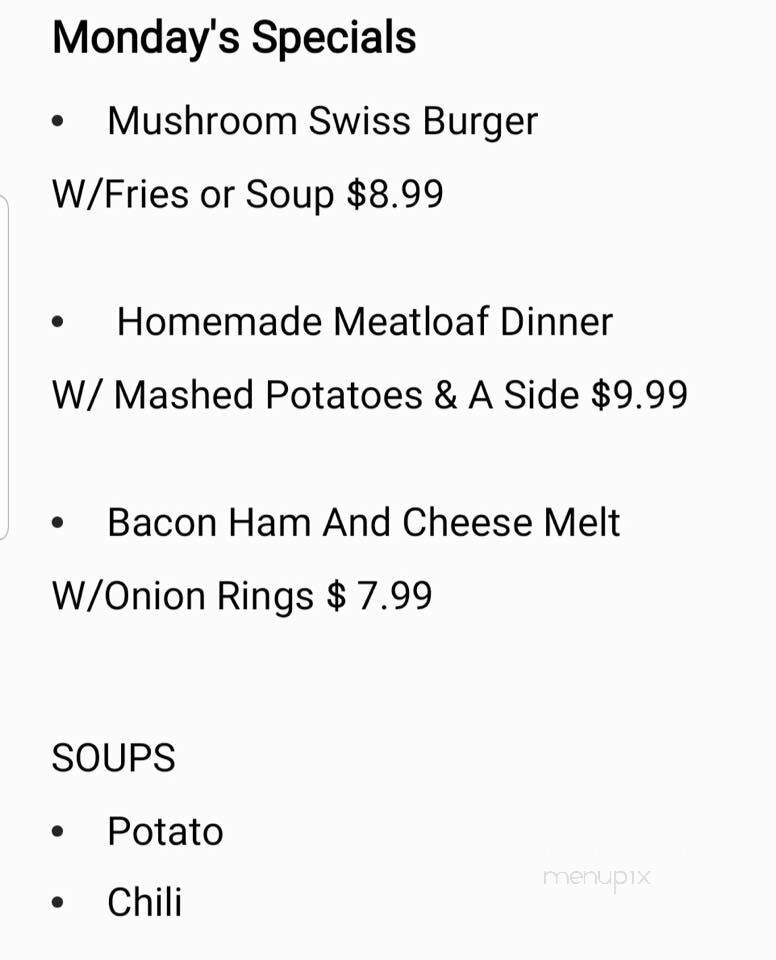 Sand Trap - Lake Milton, OH menu_pic