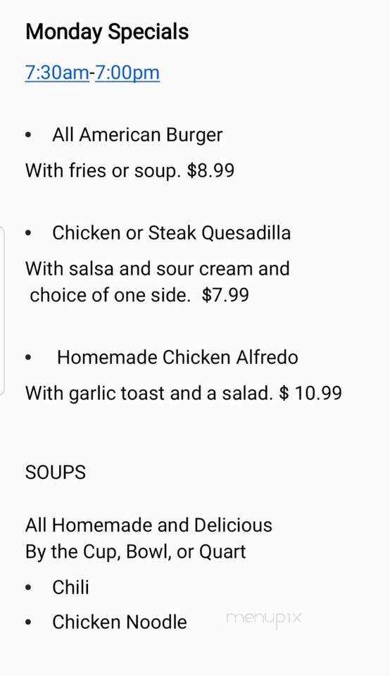 Sand Trap - Lake Milton, OH menu_pic