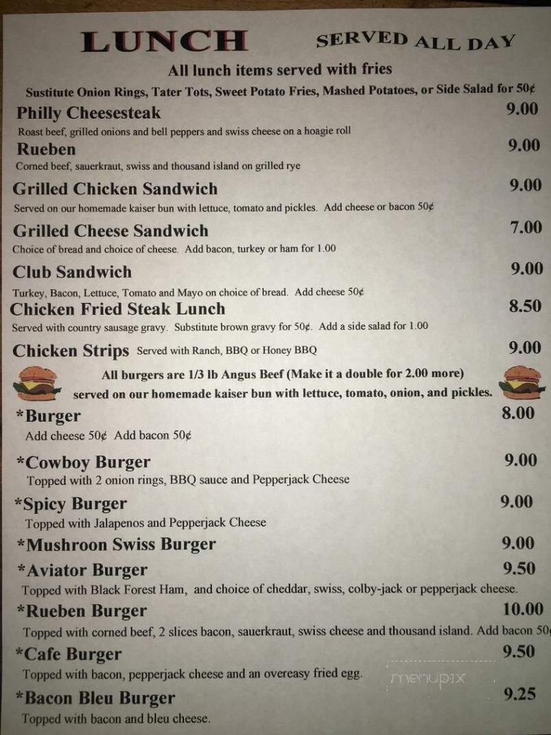 Main Street Coffee House - Rangely, CO menu_pic
